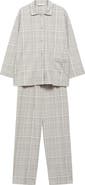 MANGO Organic Cotton Flannel Pajama Shirt