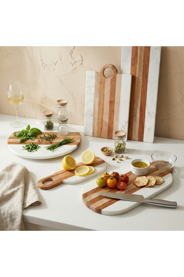 Moa Lazy Susan, Alternate, color, Marble