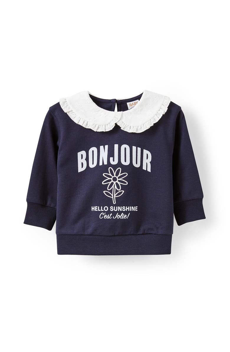 Cotton On Kids Claire Broderie Collar Top, Main, color,