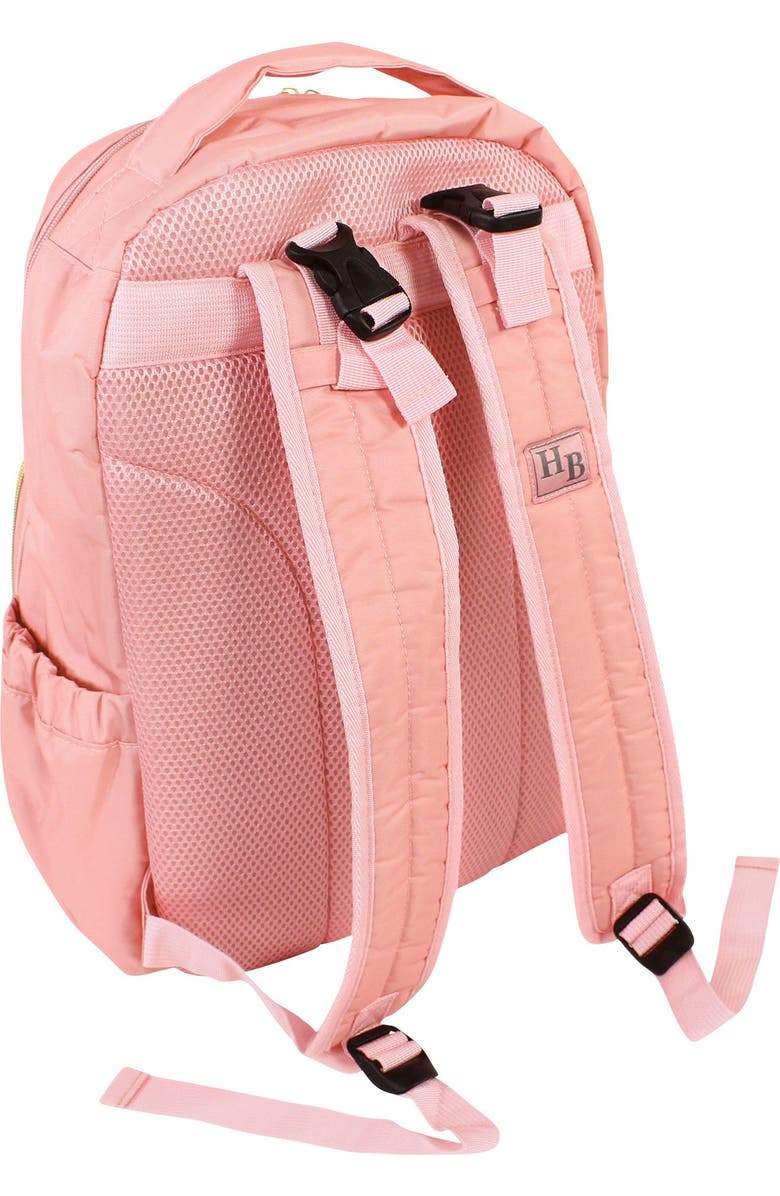 Hudson Baby Luxury Diaper Backpack Kit with Portable Changing Mat, Alternate, color, Blush
