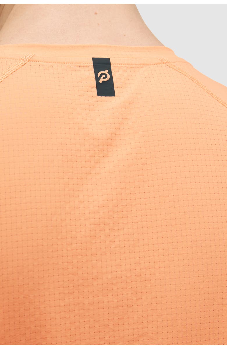 Peloton Grid Jacquard Colorblock Tank, Alternate, color, Mock Orange