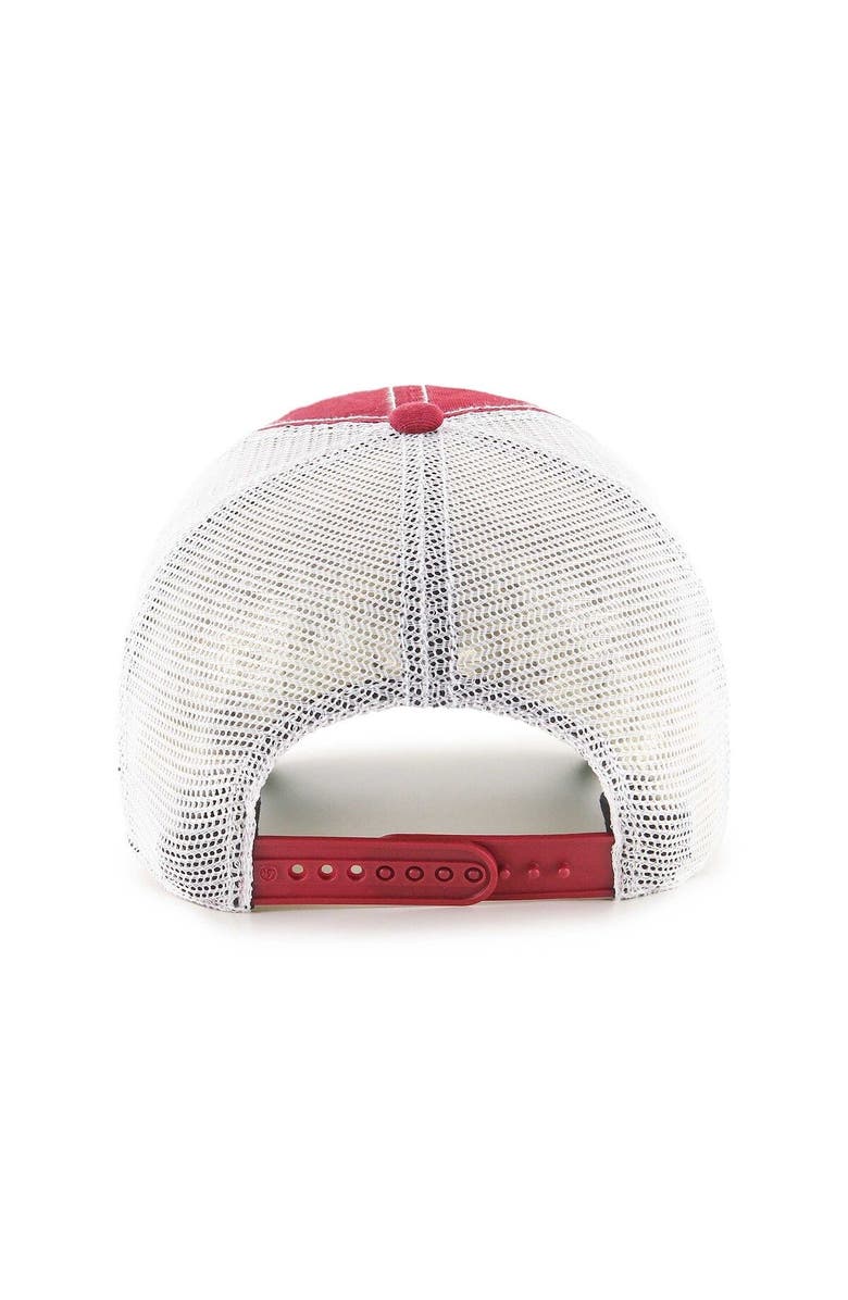 '47 Men's '47 Red/White Liverpool Trawler Clean Up Snapback Hat, Alternate, color, 