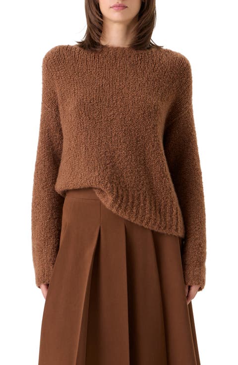 Cashmere & Silk Bouclé Sweater