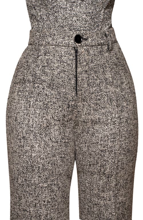 Jluxlabel Stay Sharp Tweed Pants In Gray