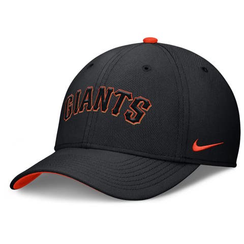 Men's Nike Black San Francisco Giants Primetime Rise Dri-FIT Flex Hat