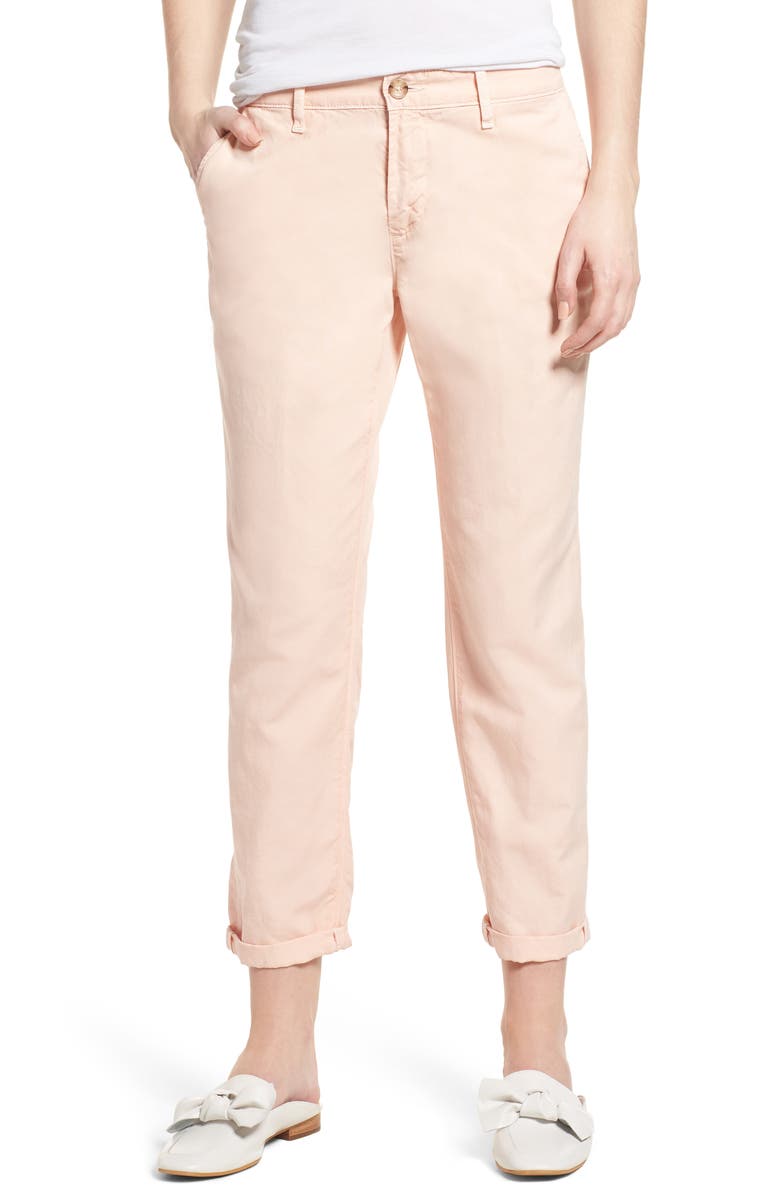 AG Caden Crop Twill Trousers, Main, color, Sulfur Prism Pi
