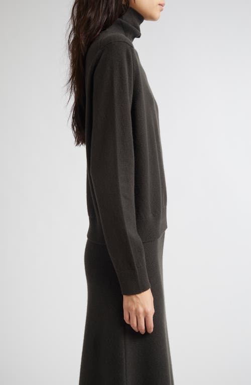 Johnstons Of Elgin Classic Cashmere Turtleneck Sweater In Black