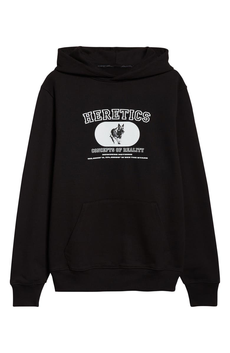 JKEEFER Concepts Organic Cotton Graphic Hoodie, Alternate, color, Black