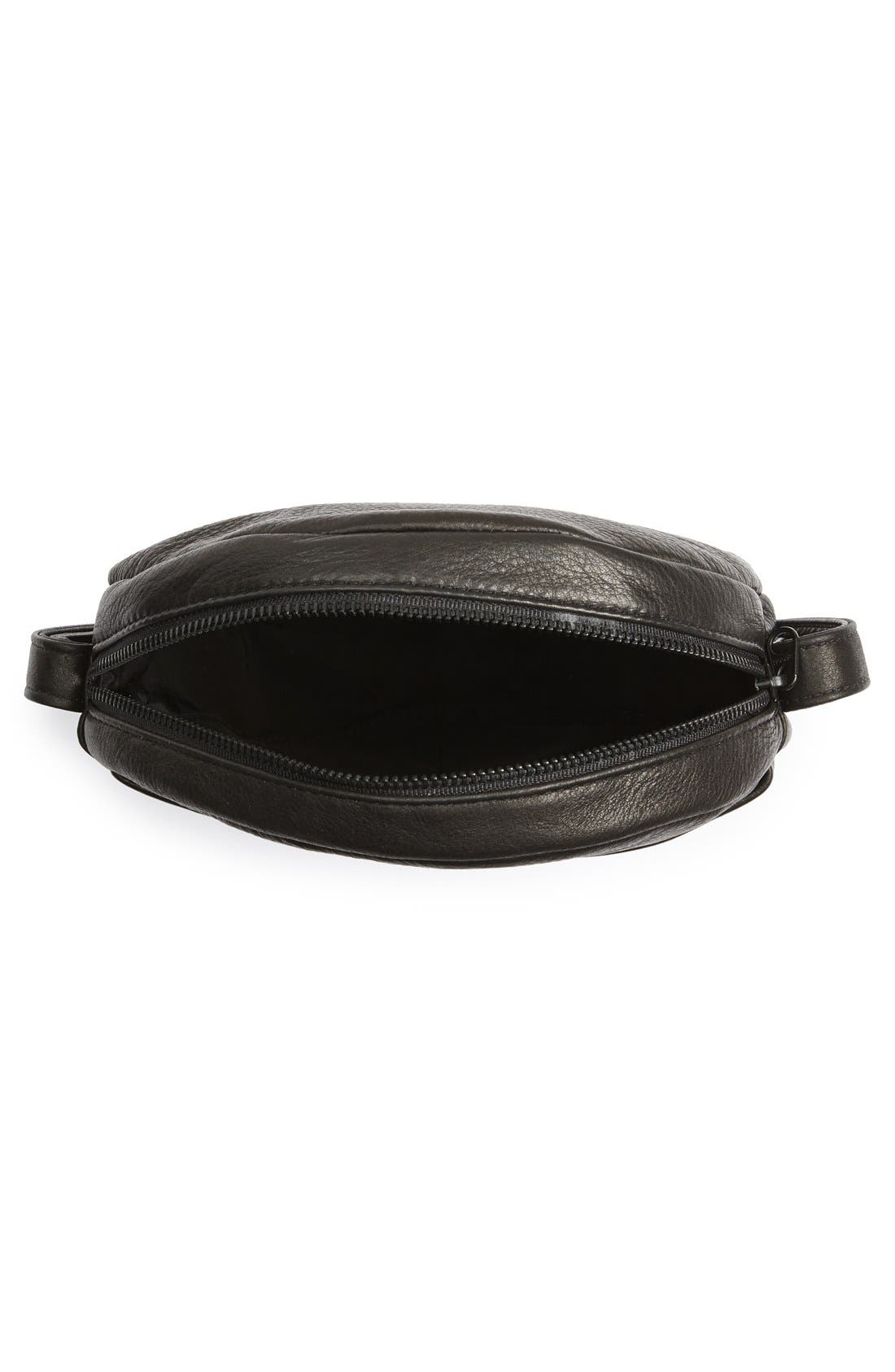 Baggu Pebbled Leather Crossbody Bag, Alternate, color, 