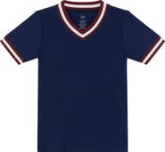 Courtside Kids Boys V Neck Practice Tee