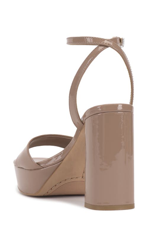 Vince Camuto Pendry Ankle Strap Platform Sandal In Brown