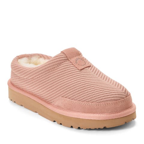 Fireside Greta Sport Knit Twill Clog Water Resistant Slippers