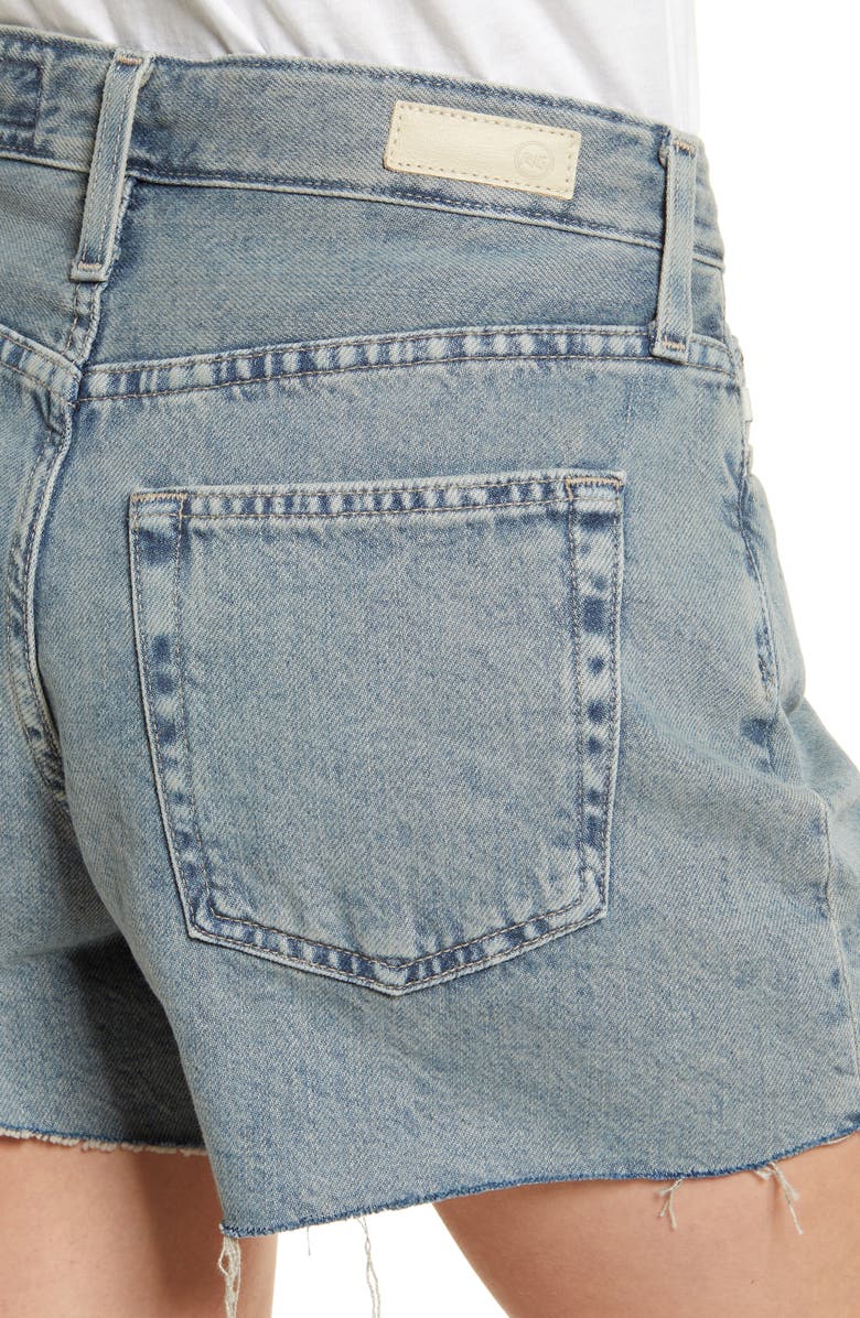 AG Alexxis High Waist Wedgie Cutoff Denim Shorts, Alternate, color, Bourbon St.