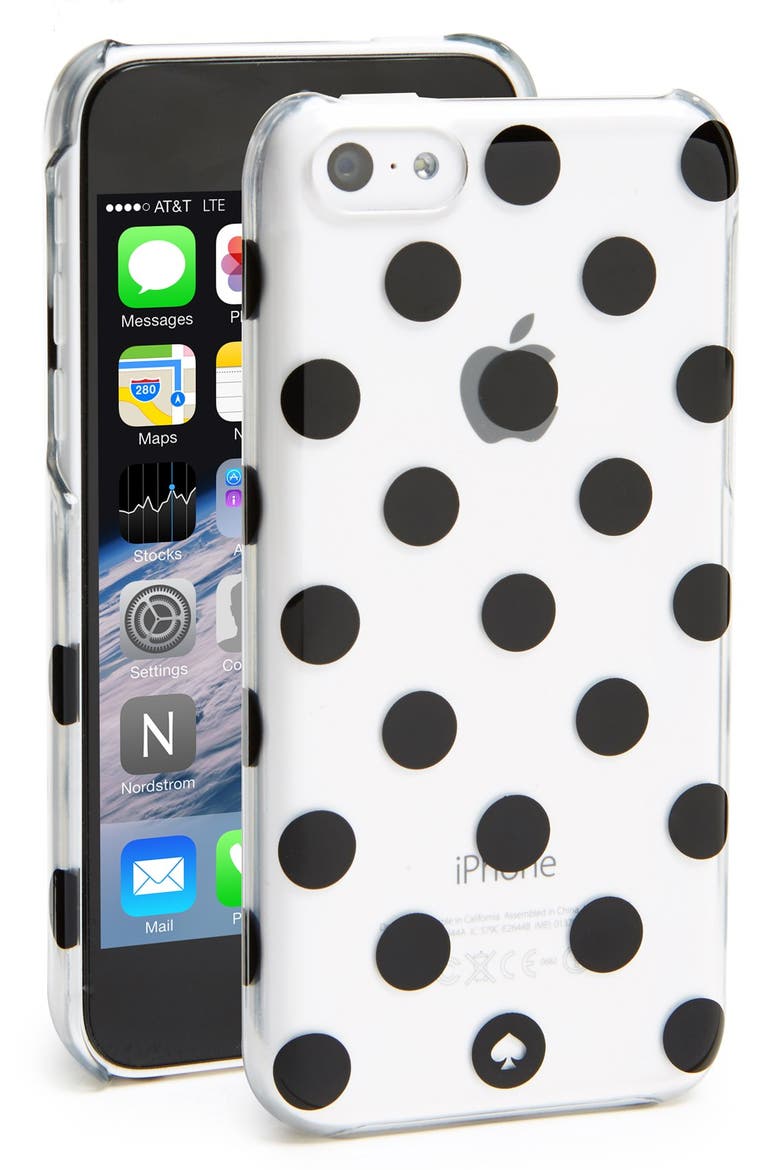 'la pavillion' iPhone 5c case, Main, color, BLACK/ CLEAR