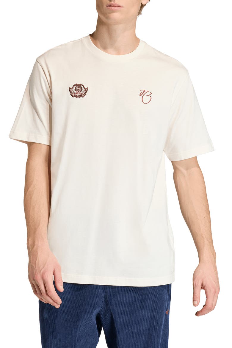 Jude Bellingham Logo T-Shirt, Main, color, OFF WHITE/ /