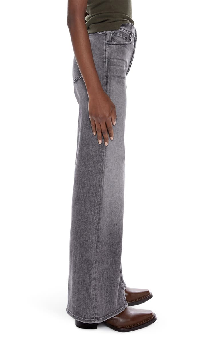MOTHER The Enchanter Sneak Wide Leg Jeans, Alternate, color,