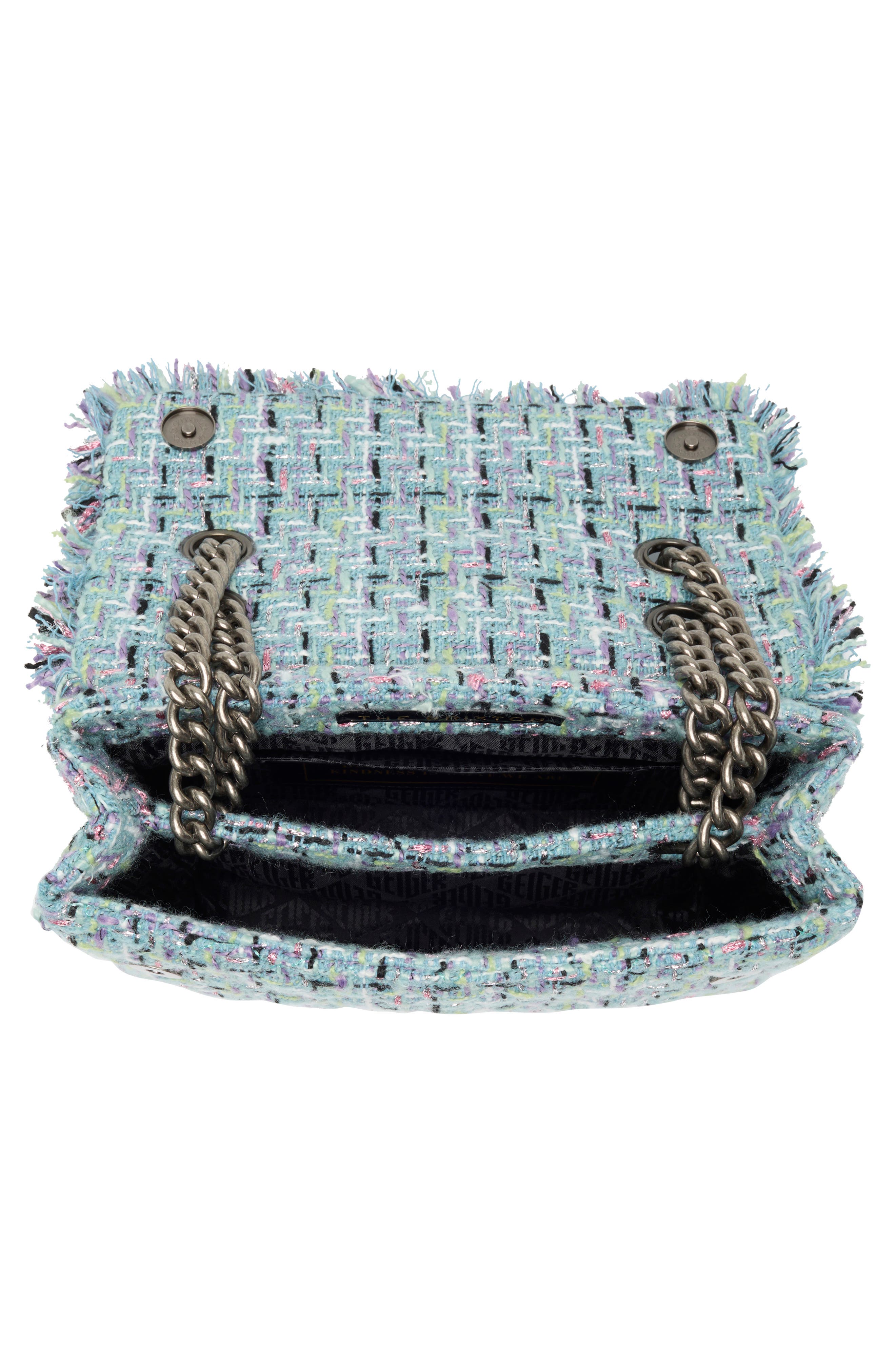 Kurt Geiger London Brixton Tweed Lock Shoulder Bag, Alternate, color, 