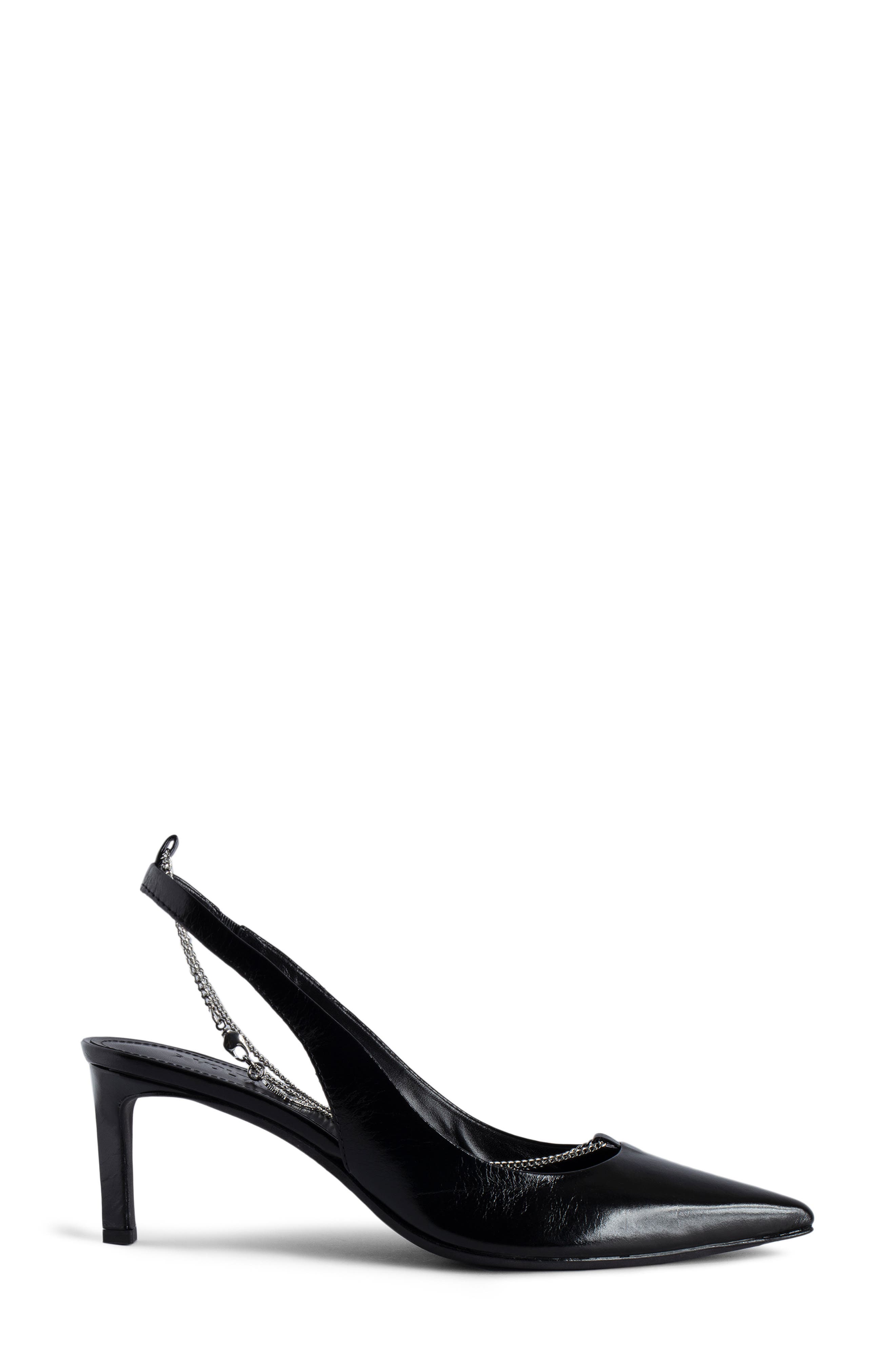 Zadig & Voltaire <p>First Night  Leather Slingback Pump (Women)</p>