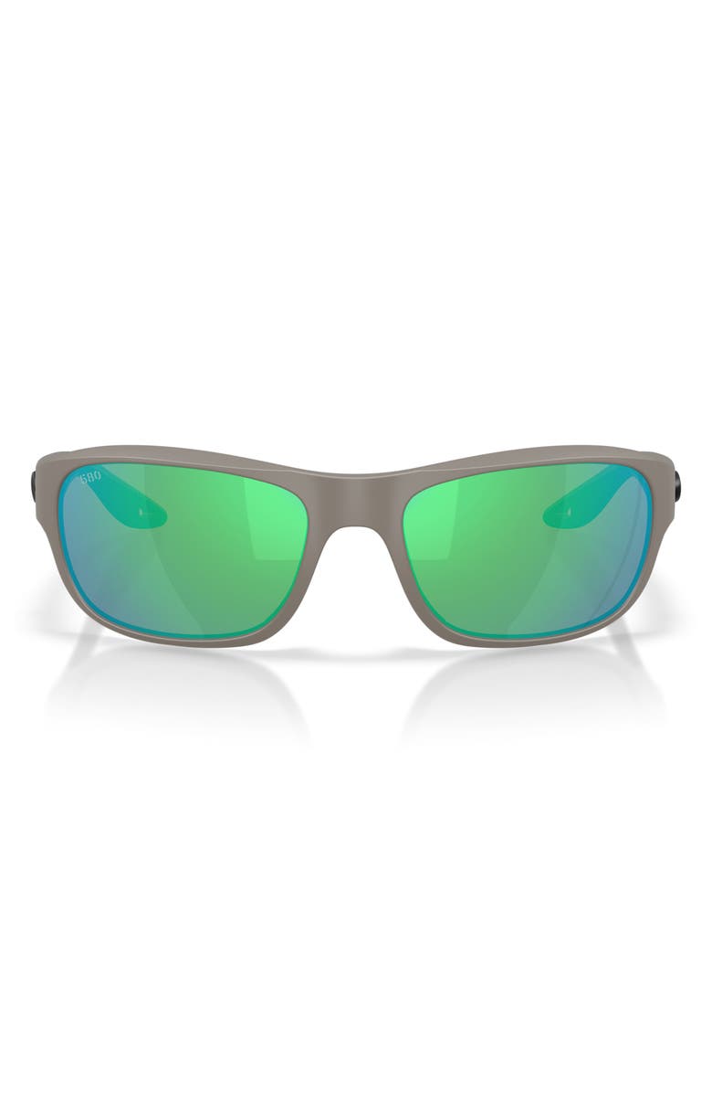 Costa Del Mar Clipperton 58mm Sunglasses, Main, color, Matte Olive Shale / Green 580G