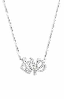 Anzie Love Letter Love Script Pendant Necklace