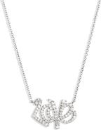 Anzie Love Letter Love Script Pendant Necklace
