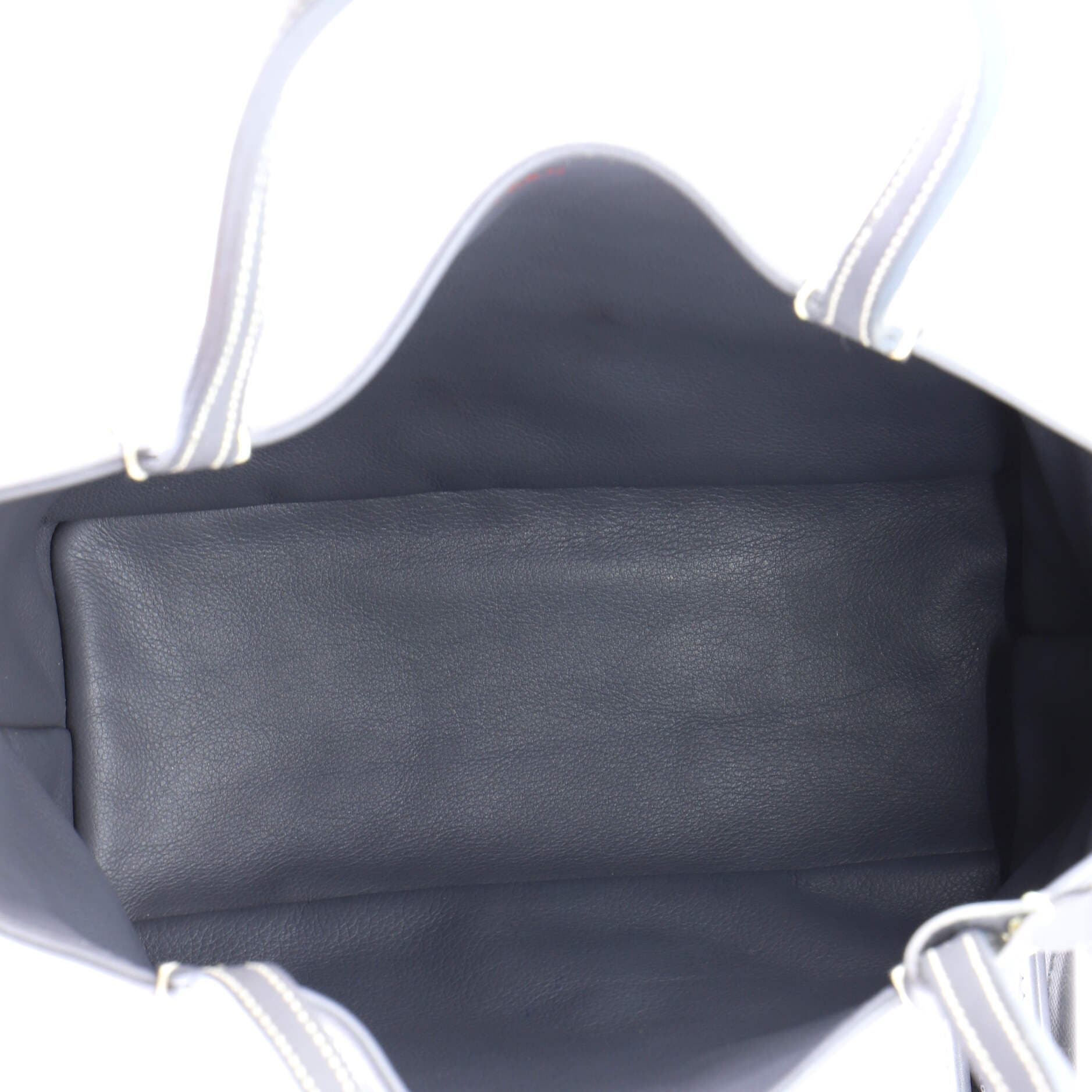 Pre-Owned Goyard Anjou Reversible Tote Coated Canvas Mini, Alternate, color, Gray