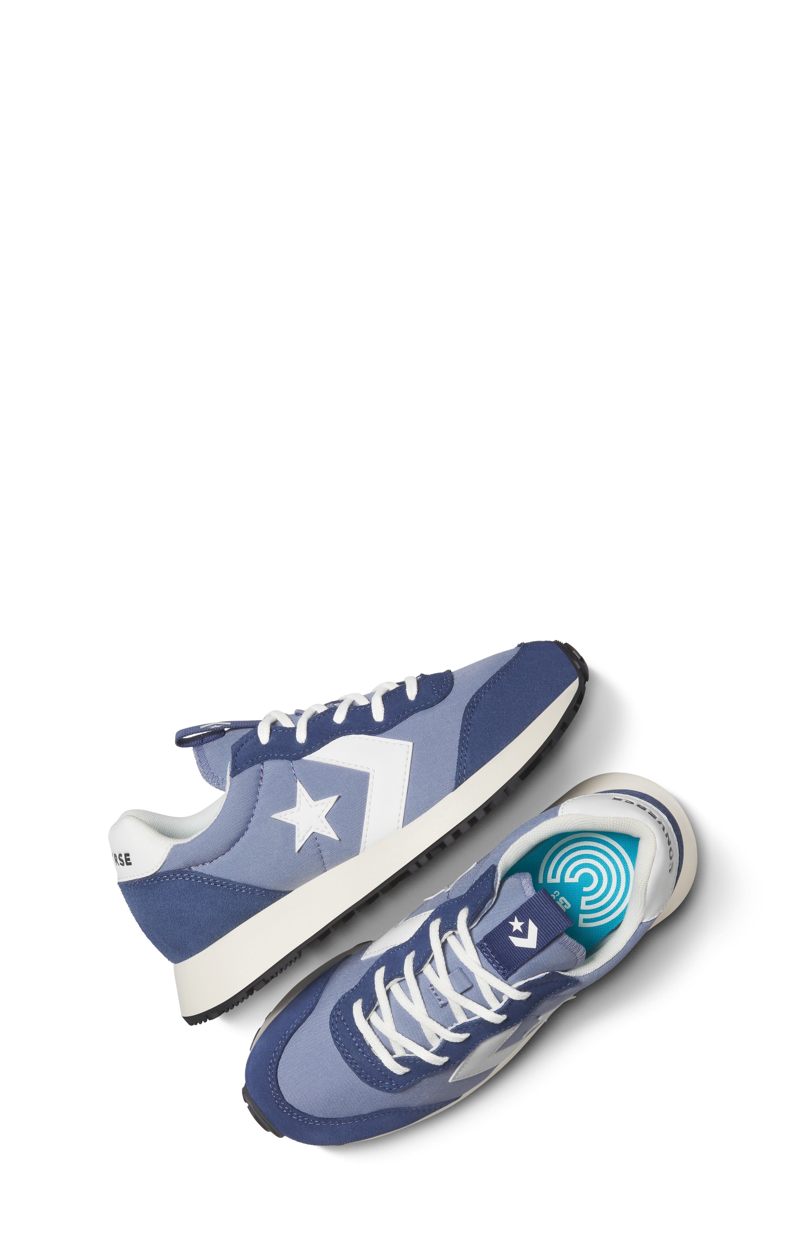Converse Kids' Omega Trainer Sneaker, Alternate, color, Yeti Breath Blue/ Slacker Blue