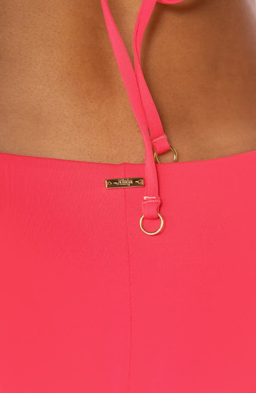 Maaji Cherry Crush Reversible Hipster Bikini Bottoms In Red