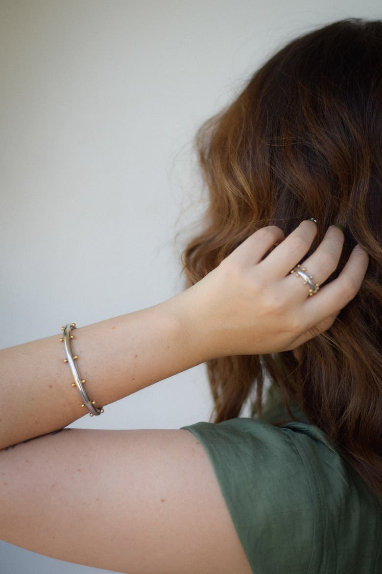 Orbit Mixed Ring, Alternate, color, Gold-Silver