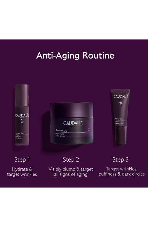 Caudalíe The Anti-aging Routine For Fine Lines & Wrinkles Set $190 Value In Transparent