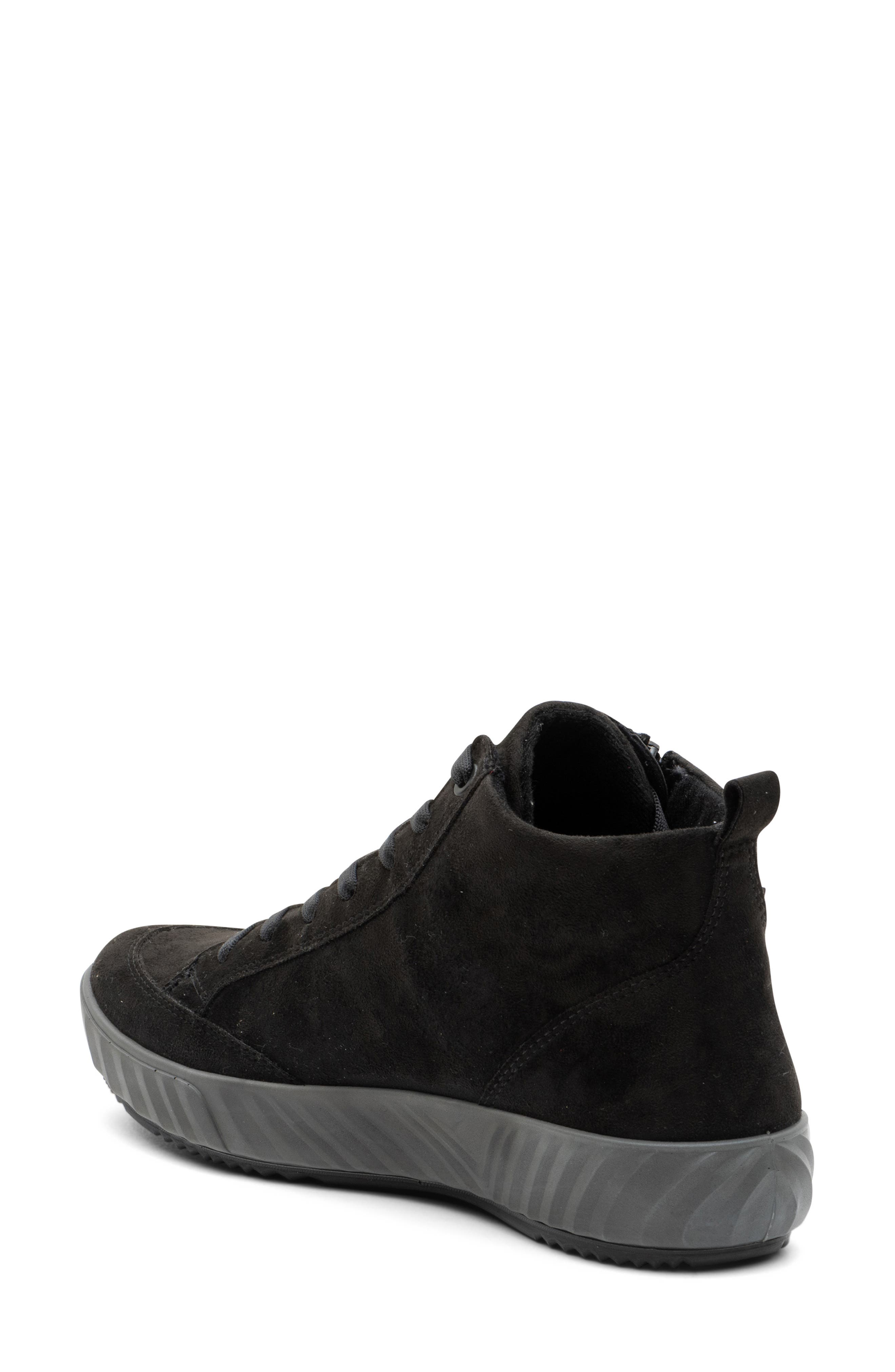 ara Adrienne Waterproof Sneaker, Alternate, color, Black