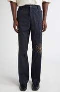 Second Layer Angel Embroidered Pants
