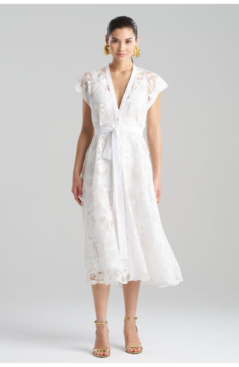 Nishi Lace Tie Front Dress