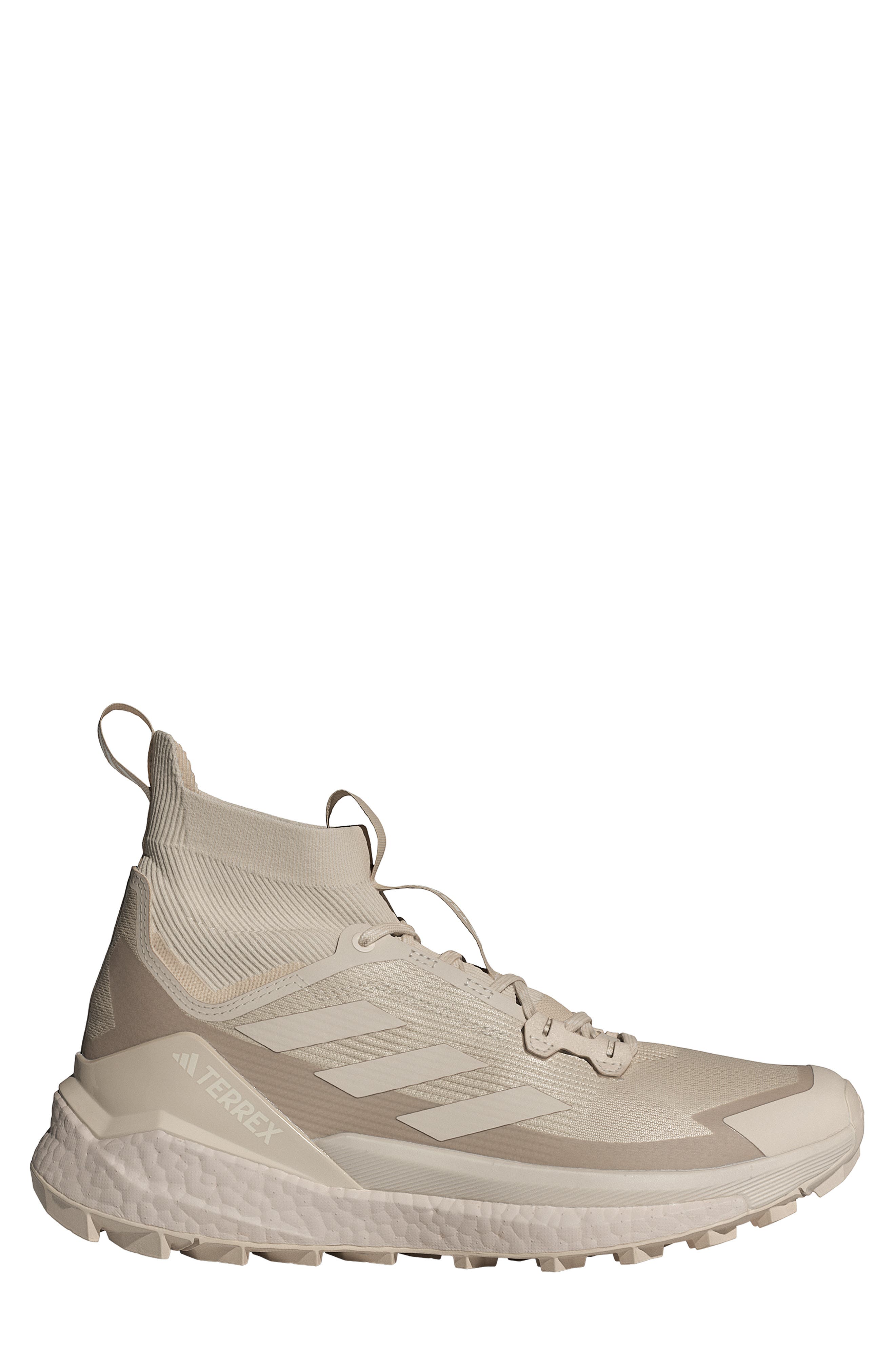 adidas Terrex Free Hiker Gore-Tex<sup>®</sup> Waterproof Hiking Shoe, Alternate, color, Sand Strata/ Wonder Beige