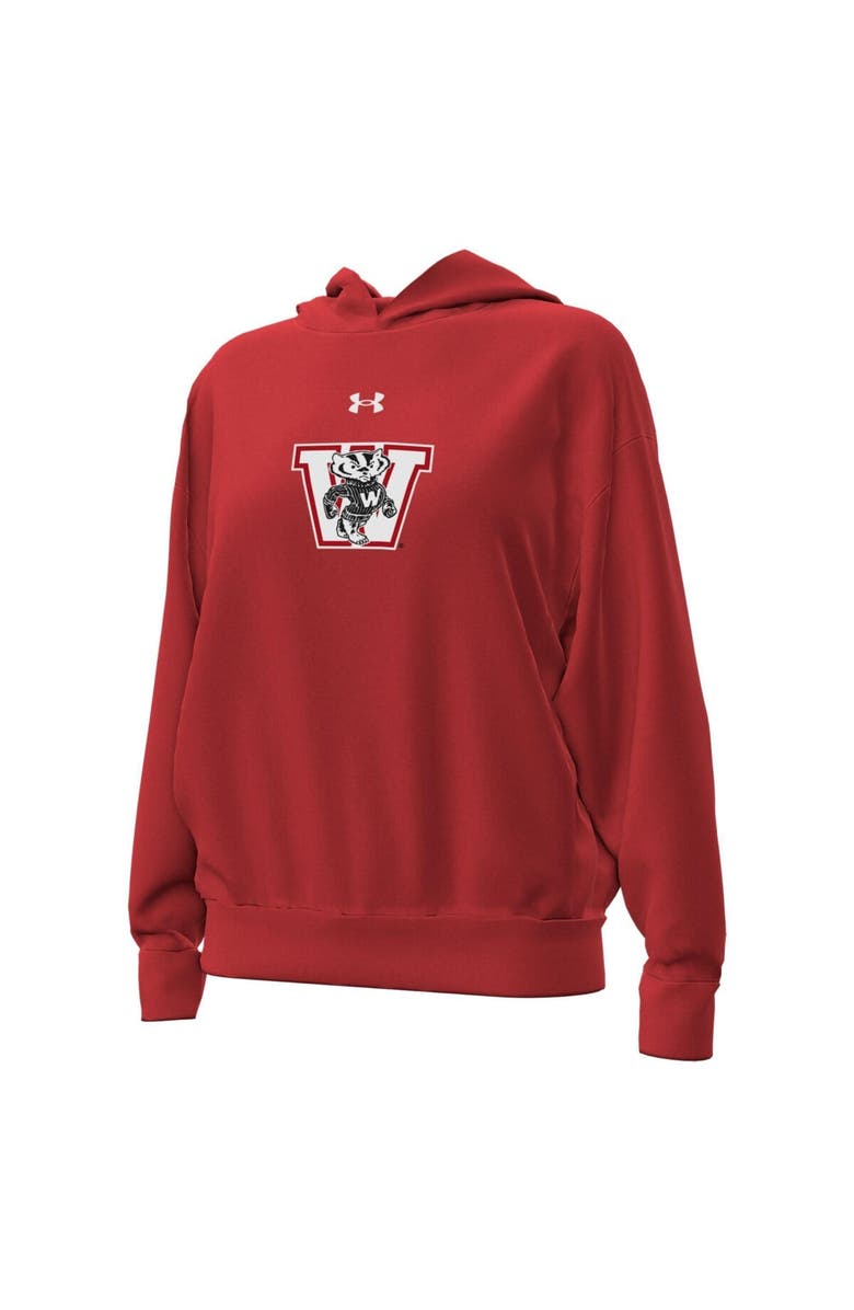 Under Armour Women's Under Armour Red Wisconsin Badgers Throwback Hoodie, Alternate, color, Red