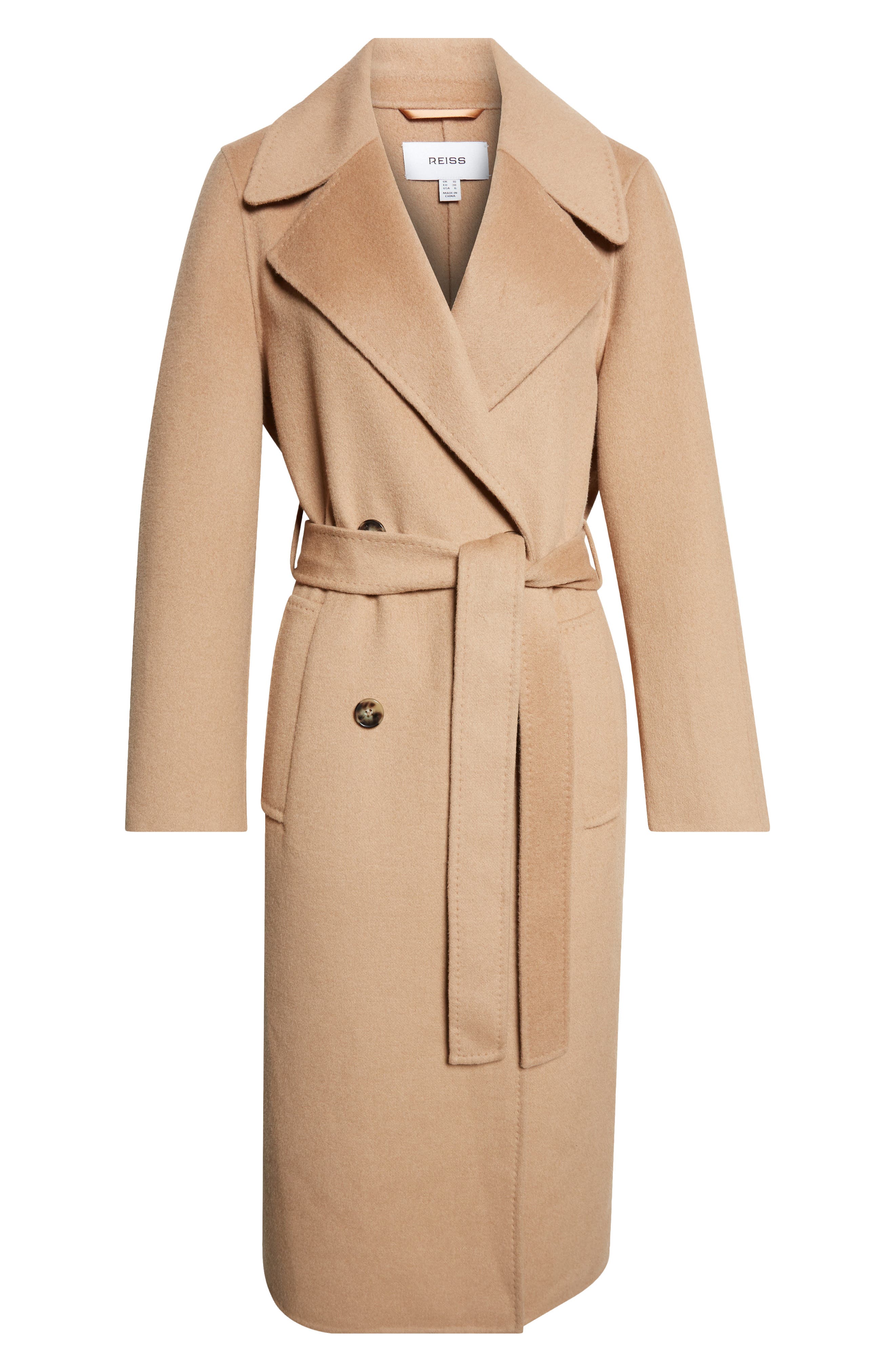 Женские куртки Reiss Rene Wool Blend Coat — фото 6