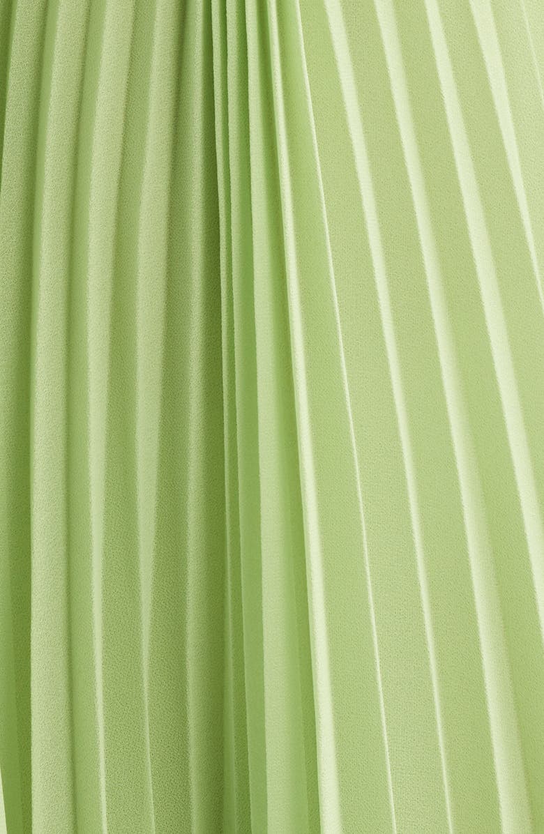 Delfi Collective Diana Strapless Chiffon Dress, Alternate, color, Lime