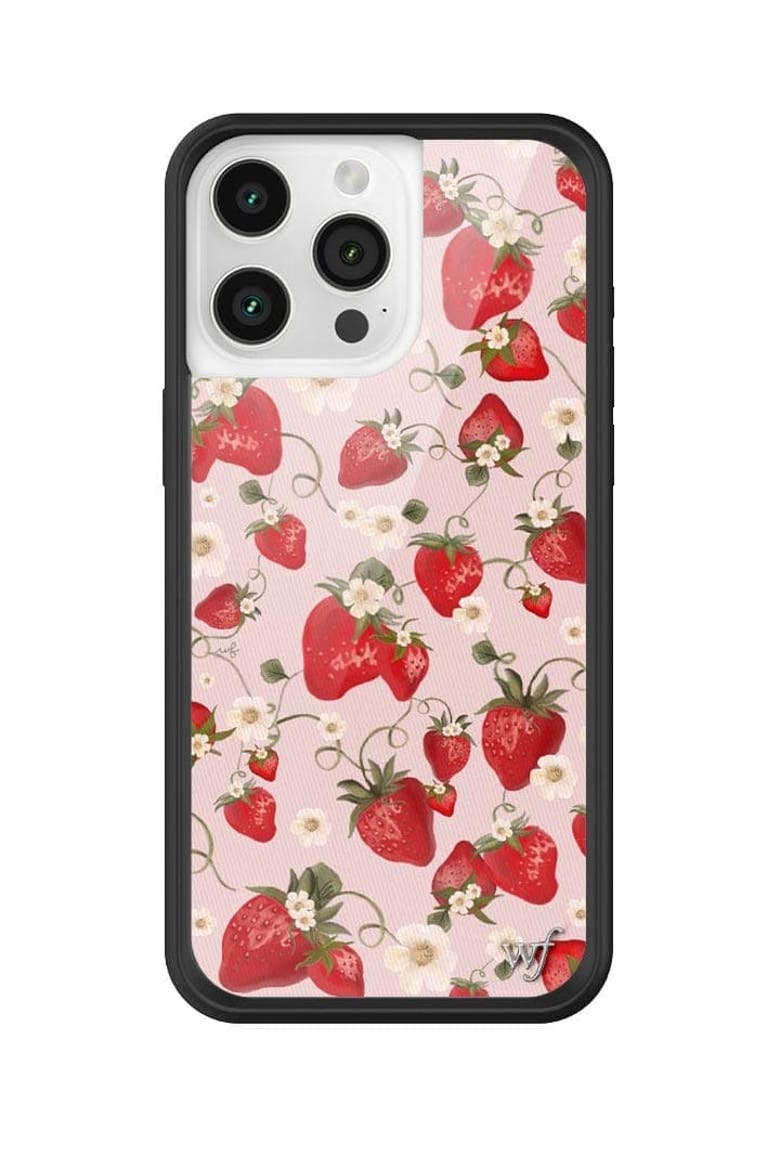 Strawberry Fields iPhone Case, Alternate, color, Pink
