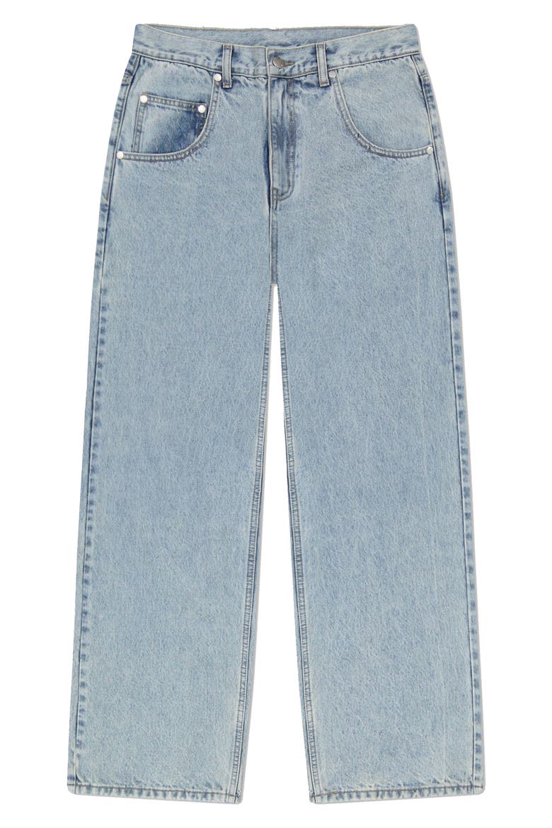 Jay Wide Leg Jeans, Main, color, AUTHENTIC LIGHT WASH