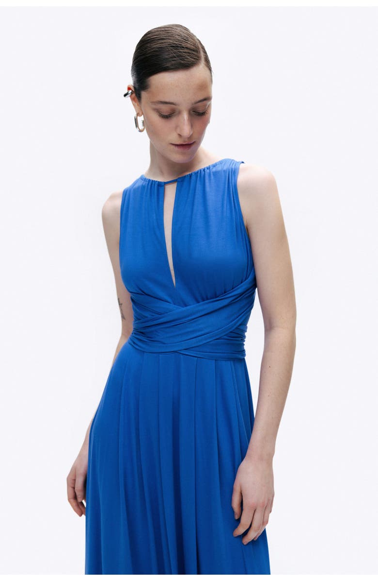 Nocturne Maxi Dress with Belt Detail, Alternate, color, 