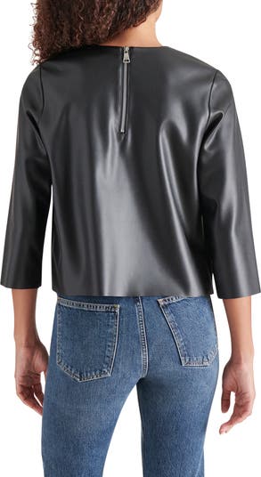 Dee Faux Leather Top