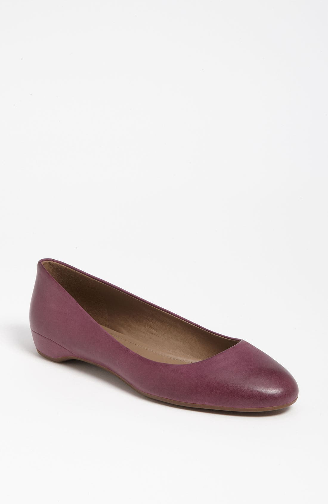 'Mary' Ballerina Flat, Main, color, AUBERGINE