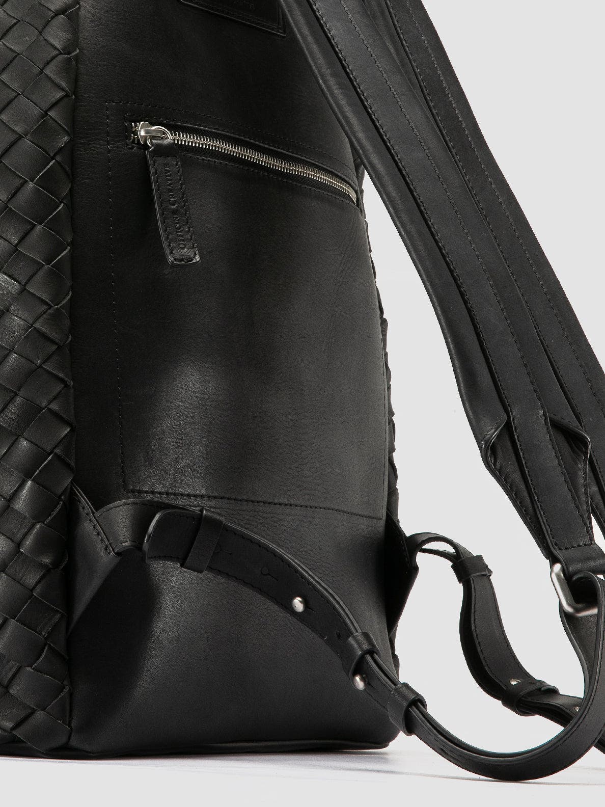 Officine Creative Armor 04 Woven Backpack, Alternate, color, Black