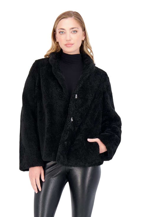 Sheared Genuine Shearling Jacket