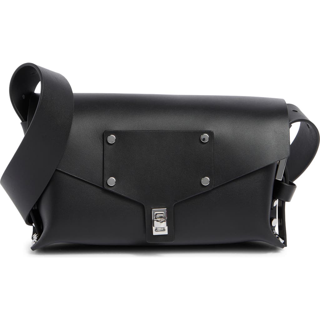Allsaints Miro Leather Satchel In Black