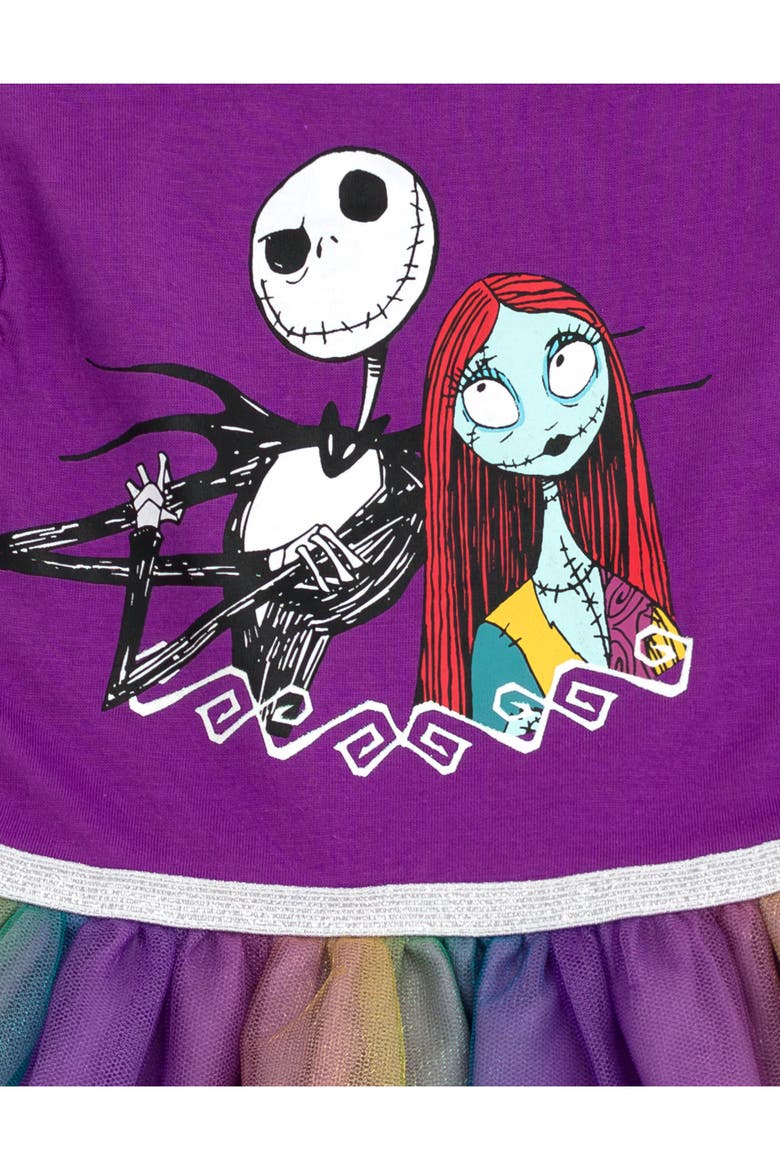Nightmare Before Christmas Tulle Tutu Dress, Alternate, color, Violet Jack Sally