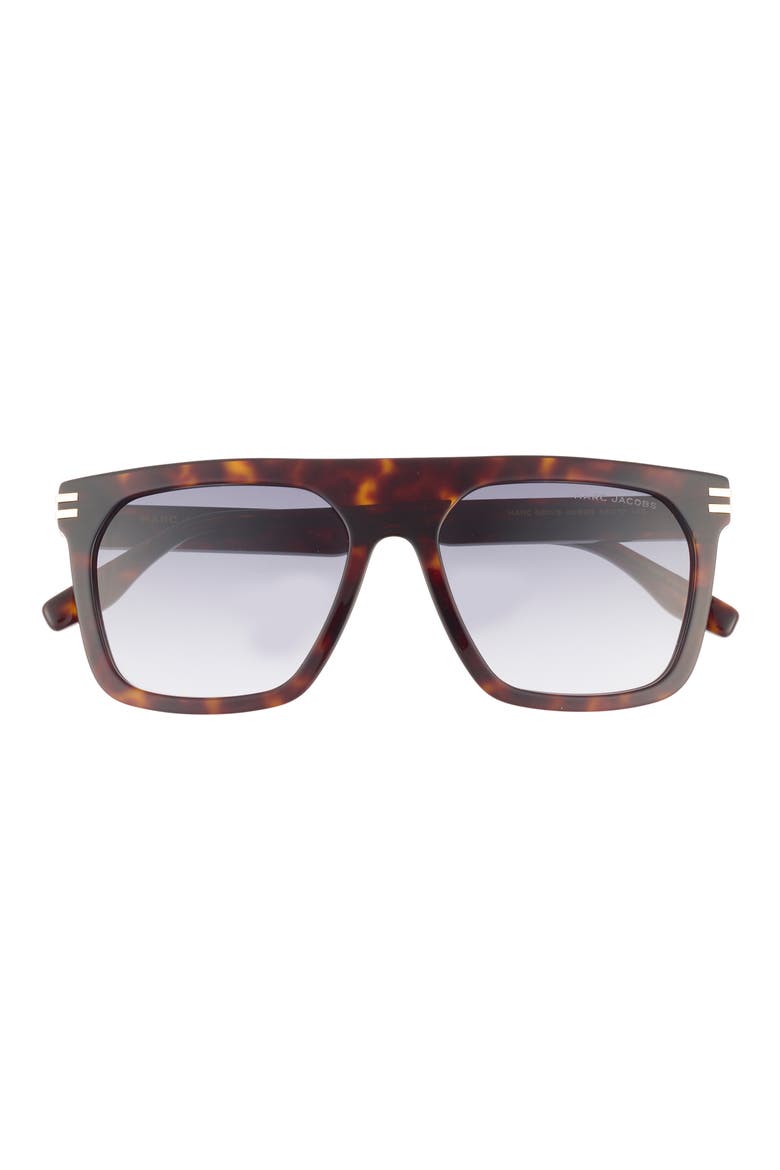 55mm Shield Sunglasses, Main, color, HAVANA