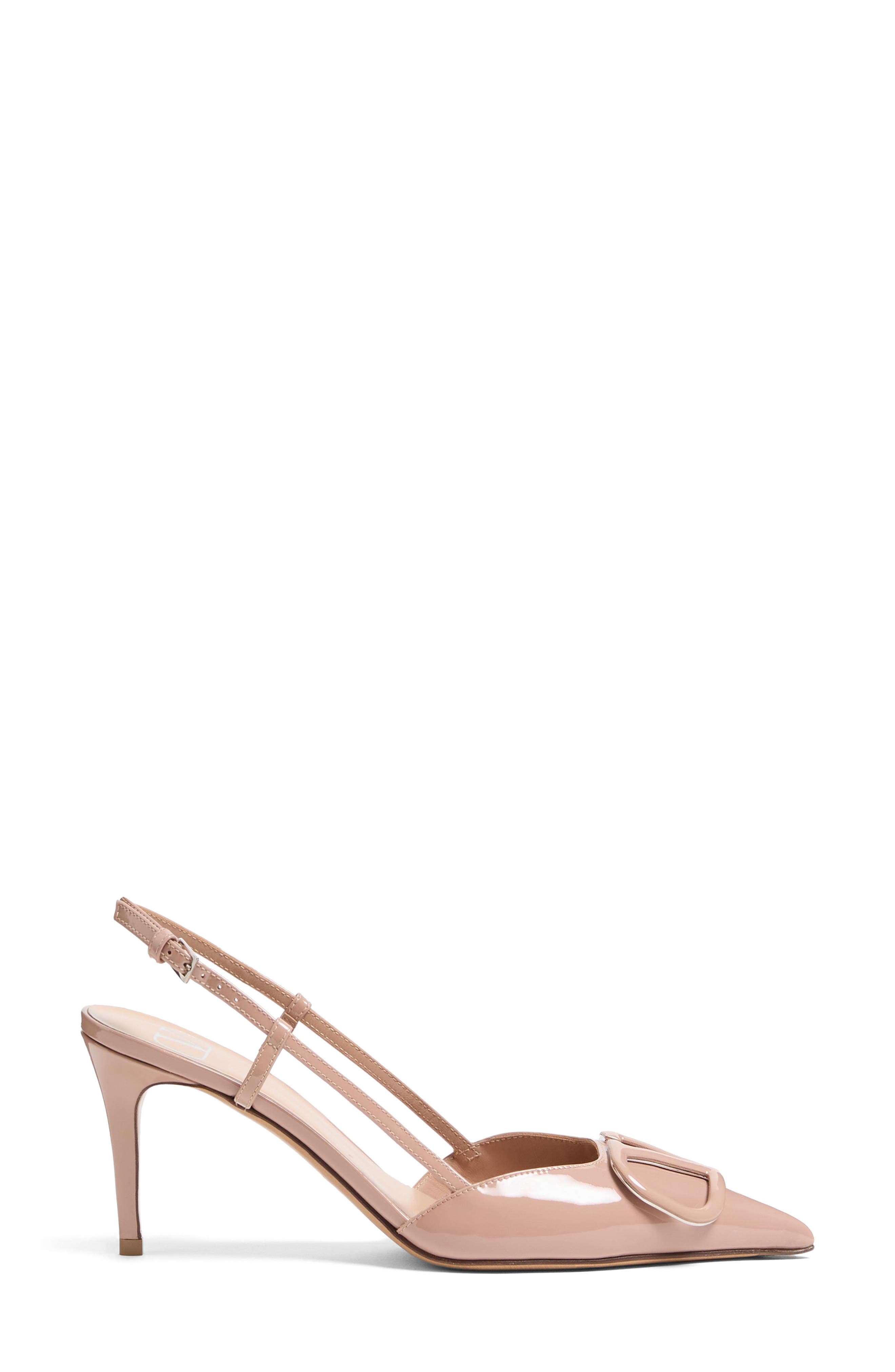 VLOGO Pointed Toe Slingback Pump, Alternate, color, DUSTY ROSE