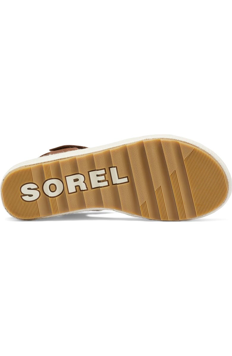 SOREL Cameron Flatform Sandal, Alternate, color, Velvet Tan/ Chalk