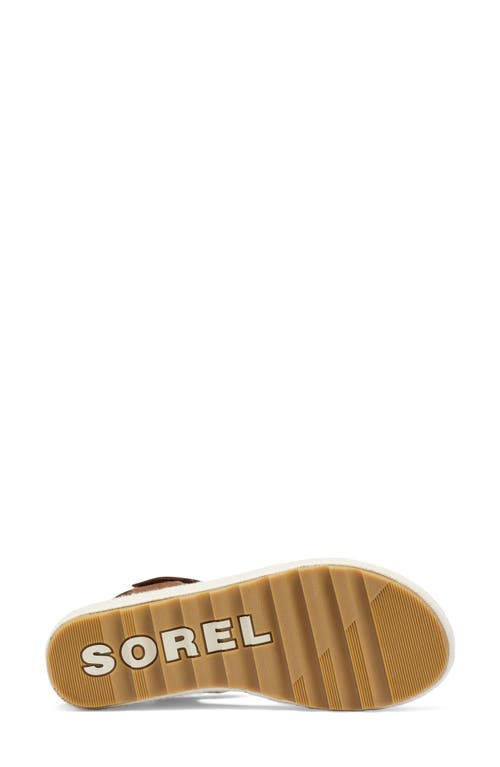 Sorel Cameron Flatform Sandal In Brown
